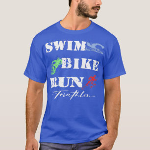Camiseta Triathlon Natação Bike Run Triathlete 71