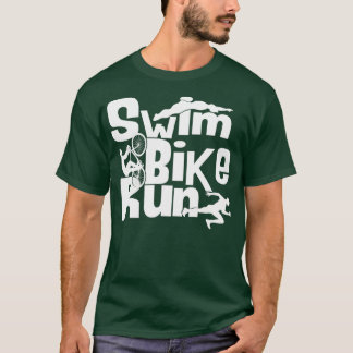 Camiseta Triathlon Natação Bike Run Triathlete 74