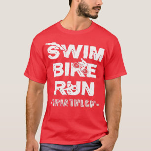 Camiseta Triathlon Natação Bike Run Triathlete 89