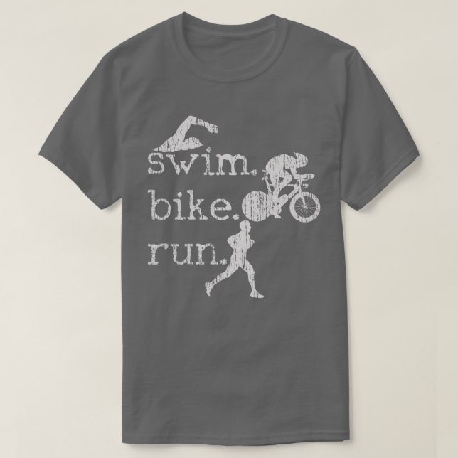 Camiseta Triathlon Natação Bike Run Triathlete 95 (Frente do Design)