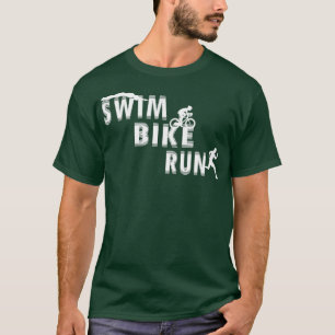Camiseta Triathlon Run de bicicleta de natação 34