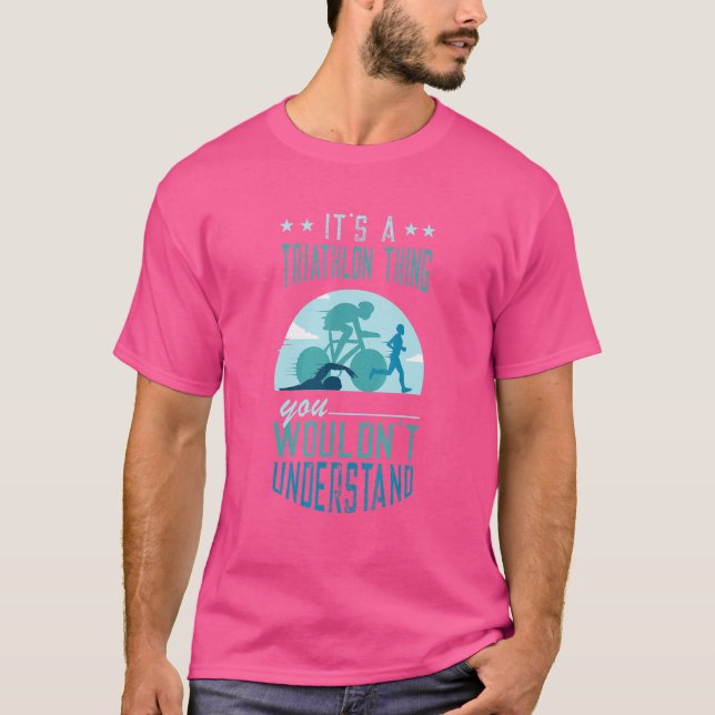 Camiseta Triathlon Thing Thing Natação Cycle Run Triathlon  (Frente)
