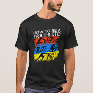 Camiseta Triathlon Triathlete Funny First Race Coach Pai Fa