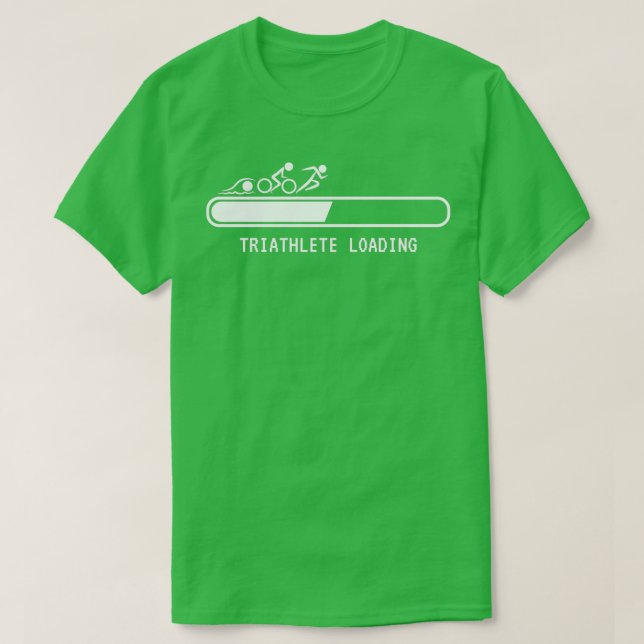 Camiseta Triathlon Triathlete Loading (Frente do Design)