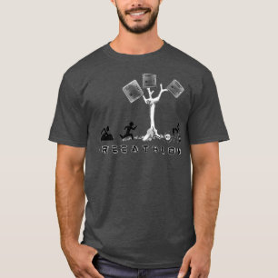 Camiseta Triathlon vs Treeathlon um triatlo ocorre em