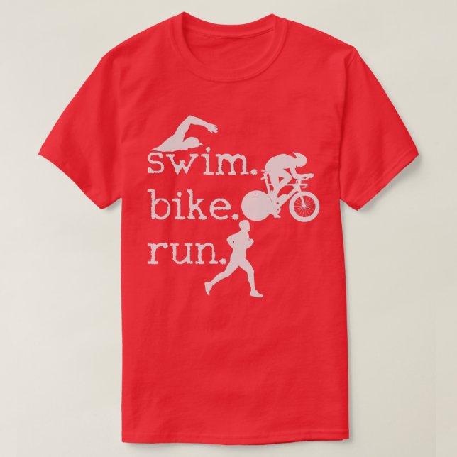 Camiseta Triatleta 96 com Natação Triathlon (Frente do Design)