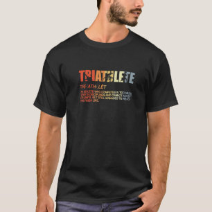 Camiseta Triatleta Dicionário Significa Definição de Triatl