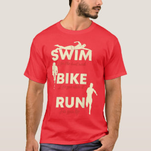 Camiseta Triatlo Nadando Ciclo Correndo 1369
