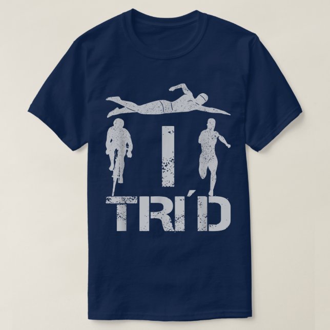 Camiseta Triatlo Nadando Ciclo Correndo 1371 (Frente do Design)