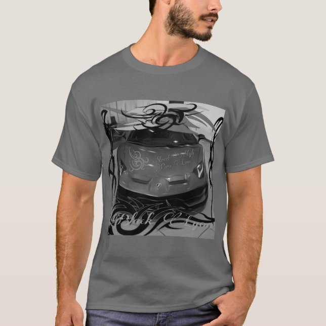 Camiseta Trib Bw Oil blacklyon design (Frente)