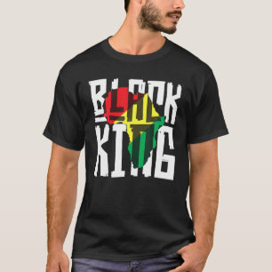 Camiseta Tribal Black King Africa Para Homens Historia Negr