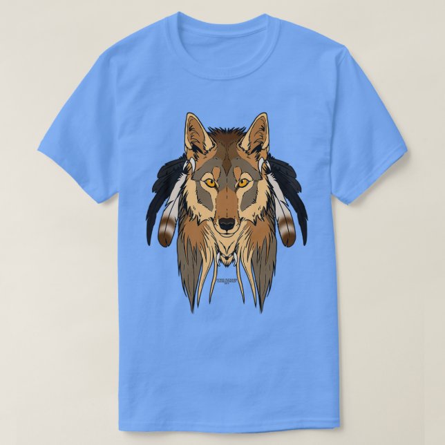 Camiseta Tribal Coyote  (Frente do Design)