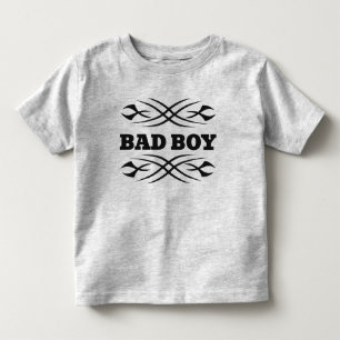 Camiseta tribal de tatuagem Bad Boy para crianças