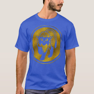Camiseta Tribal Dourado e Black Cat