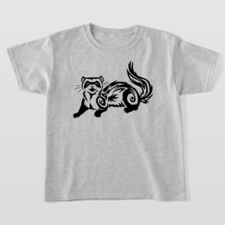 Camiseta Tribal Ferret Tattoo Design