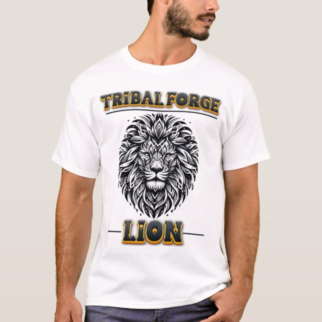 Camiseta "Tribal Forge Lion (Frente)
