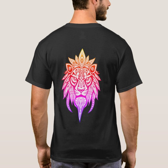 Camiseta Tribal Lion Hunter (Verso)