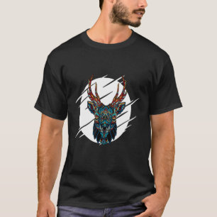 Camiseta Tribal Moose Head