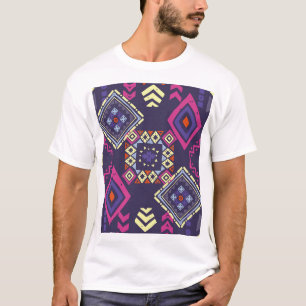 Camiseta Tribal, origem geométrica primitiva.