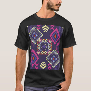 Camiseta Tribal, origem geométrica primitiva.