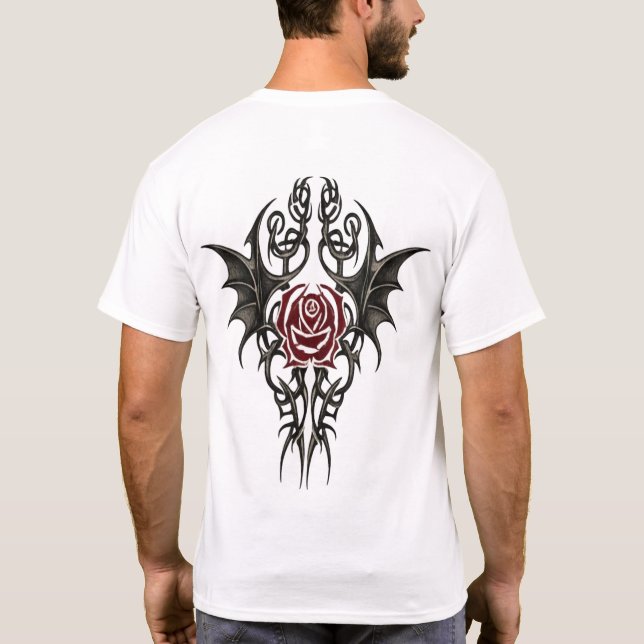 Camiseta Tribal Rose Emblem (Verso)