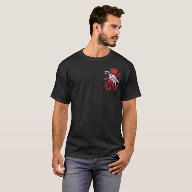 Camiseta Tribal Scuba Flag Octopus (Frente Completa)