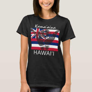 Camiseta TRIBAL SHAKA (HANG LOOSE) Kamaāina HI FLAG BG