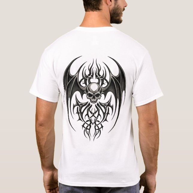 Camiseta Tribal Skull Emblem (Verso)