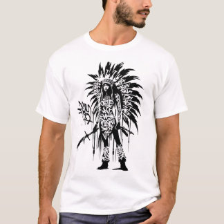 Camiseta Tribal Urban Shaman Graffiti T-Shirt. Street Art.