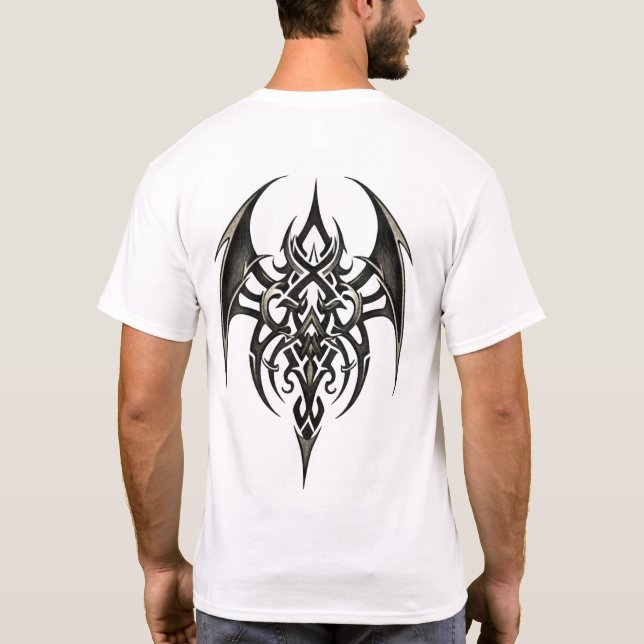 Camiseta Tribal Winged Totem (Verso)