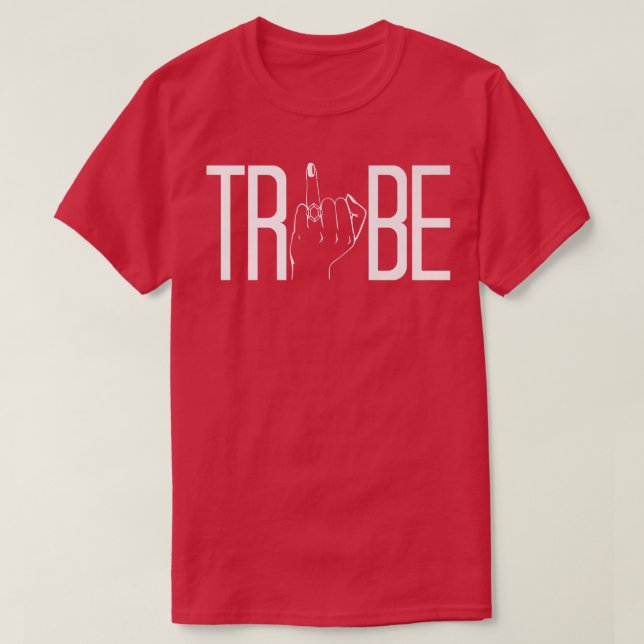 Camiseta Tribe Ring Finger Wedidal Bachelorette Part (Frente do Design)
