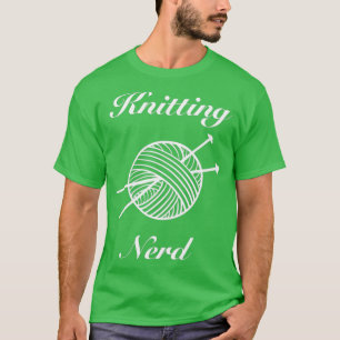 Camiseta Triblend de Nerd de tricô 