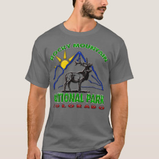 Camiseta Triblend do Parque Nacional Rocky Mountain