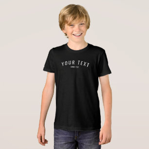 Camiseta Triblend preto sólido para Modelo modernos persona