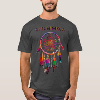 Camiseta Tribo Colorida Indiana Nativa Mexicana Chichimeca