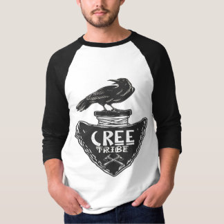 Camiseta Tribo Cree - Espírito Nativo Americano Raven