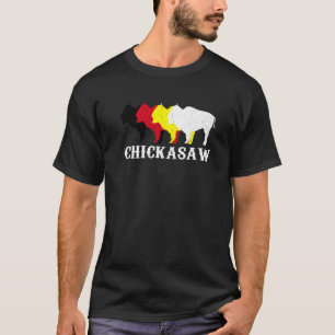 Camiseta Tribo De Chickasaw Nação Medicina Indígena Nativa 