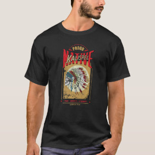 Camiseta Tribo de Guerreiros Kalispel Nativos Americanos In