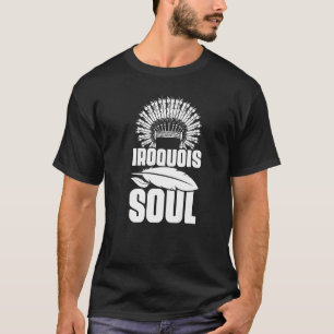 Camiseta Tribo Indiana do Orgulho Nativo Americano Iroquois