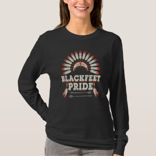 Camiseta Tribo Indiana Nativa Americana do Orgulho Blackfoo