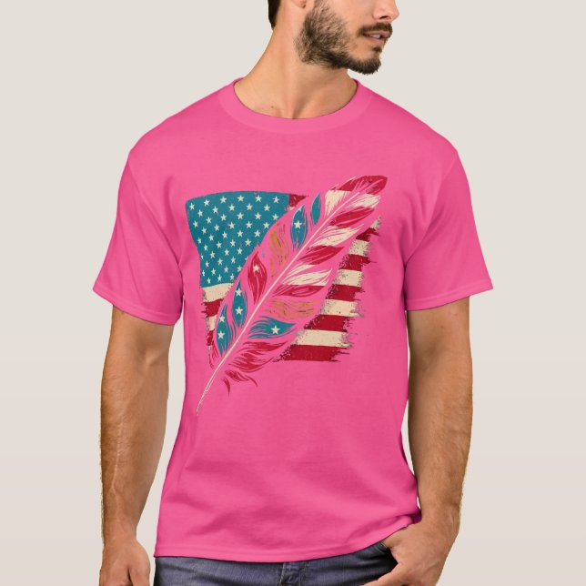 Camiseta Tribo Indígena Cherokee Apache Indígena Americano  (Frente)
