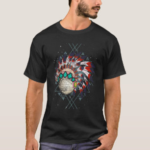Camiseta Tribo Indígena Indígena Penacho Nativo