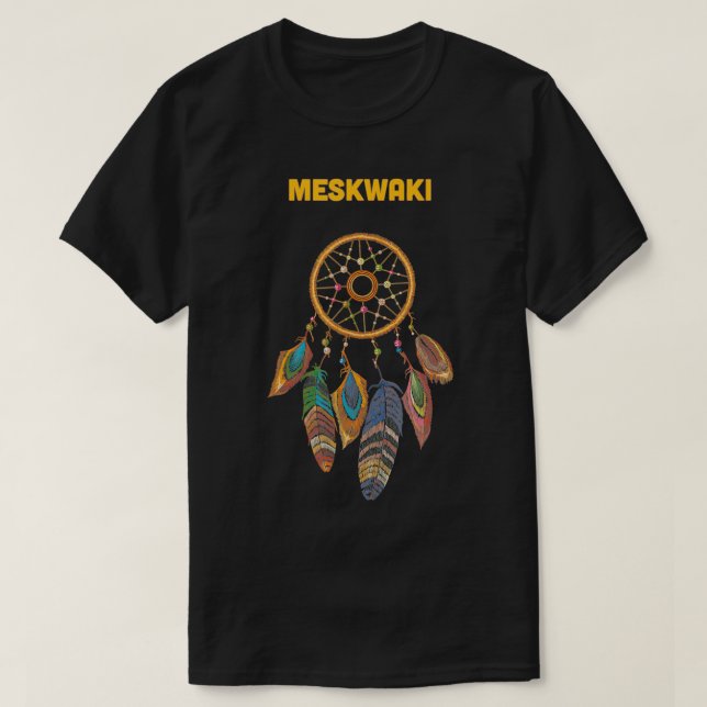 Camiseta Tribo Meskwaki Orgulho Indígena Nativo Americano V (Frente do Design)
