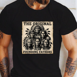 Camiseta Tribo Nativa Americana dos Pais Fundadores Origina