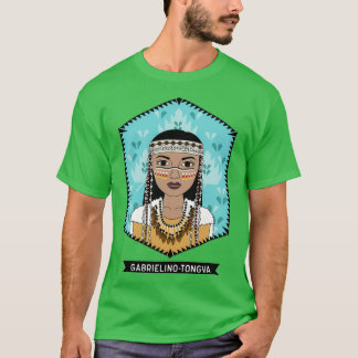 Camiseta Tribo Nativa Americana Gabrielino Tongva