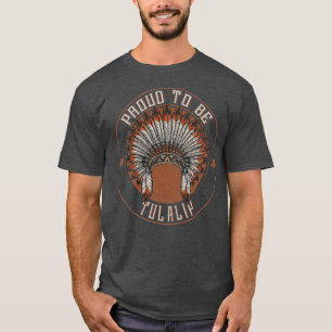 Camiseta Tribo Nativa Americana Orgulhosa Para Tulalip