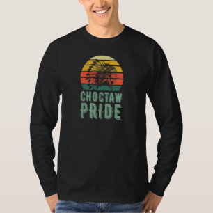 Camiseta Tribo Nativo Americano de Orgulho Choctaw Retro