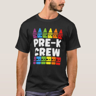 Camiseta Tribo Pré-K Da Tribo Da Tribo Pré-Escolar De Volta