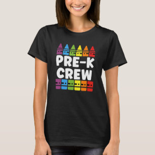 Camiseta Tribo Pré-K Da Tribo Da Tribo Pré-Escolar De Volta