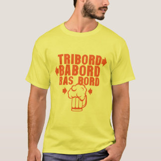 Camiseta tribord babord ras bord biere alcool humour